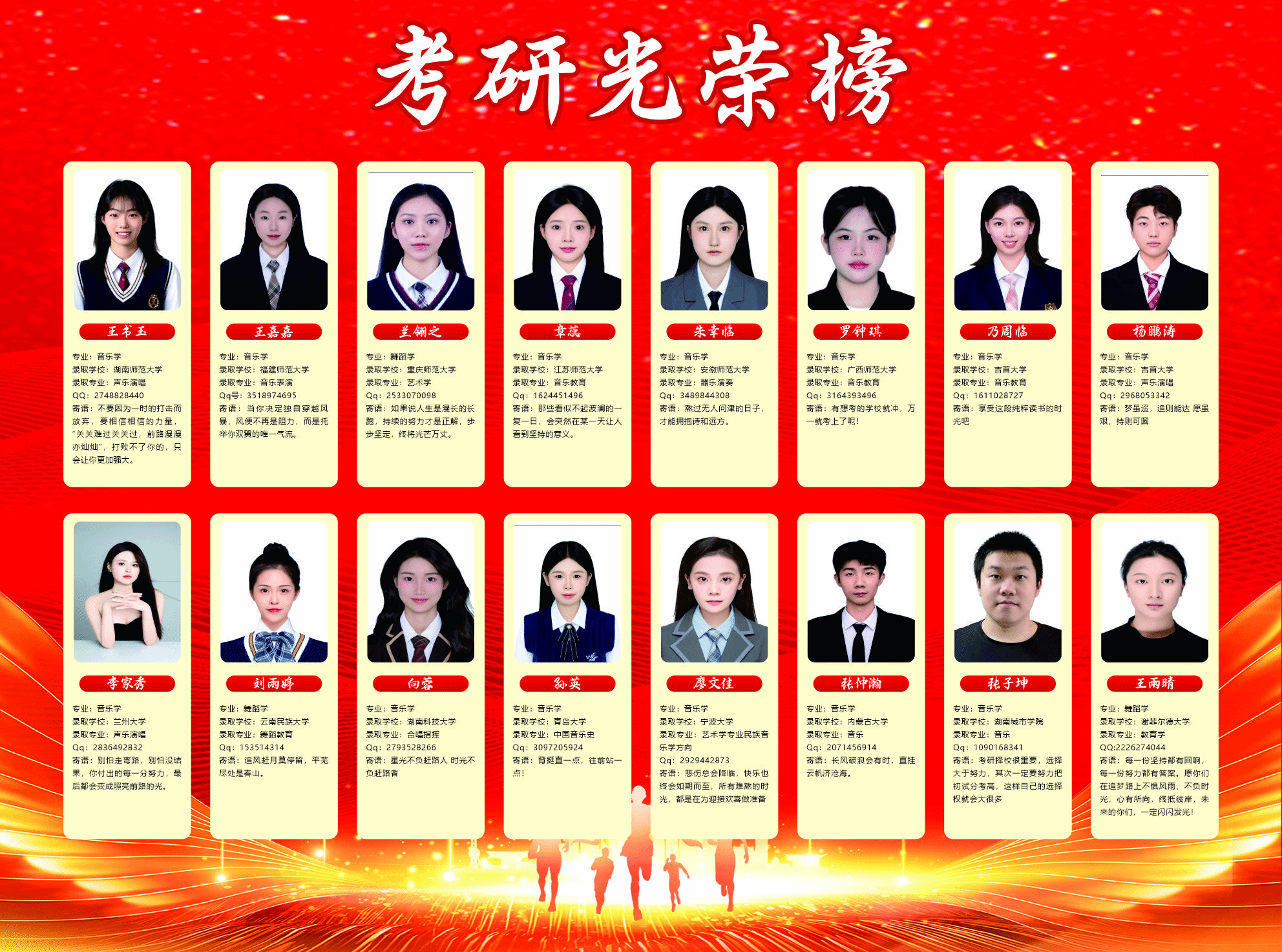 弦歌不辍砺芳华考研捷报谱新篇 ——音乐舞蹈学院2026考研育人成果再获新突破